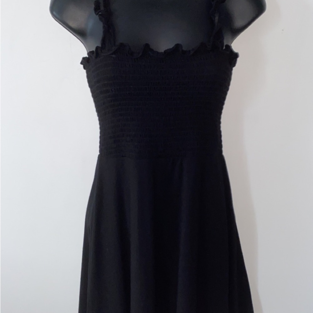 Reformation mini black dress